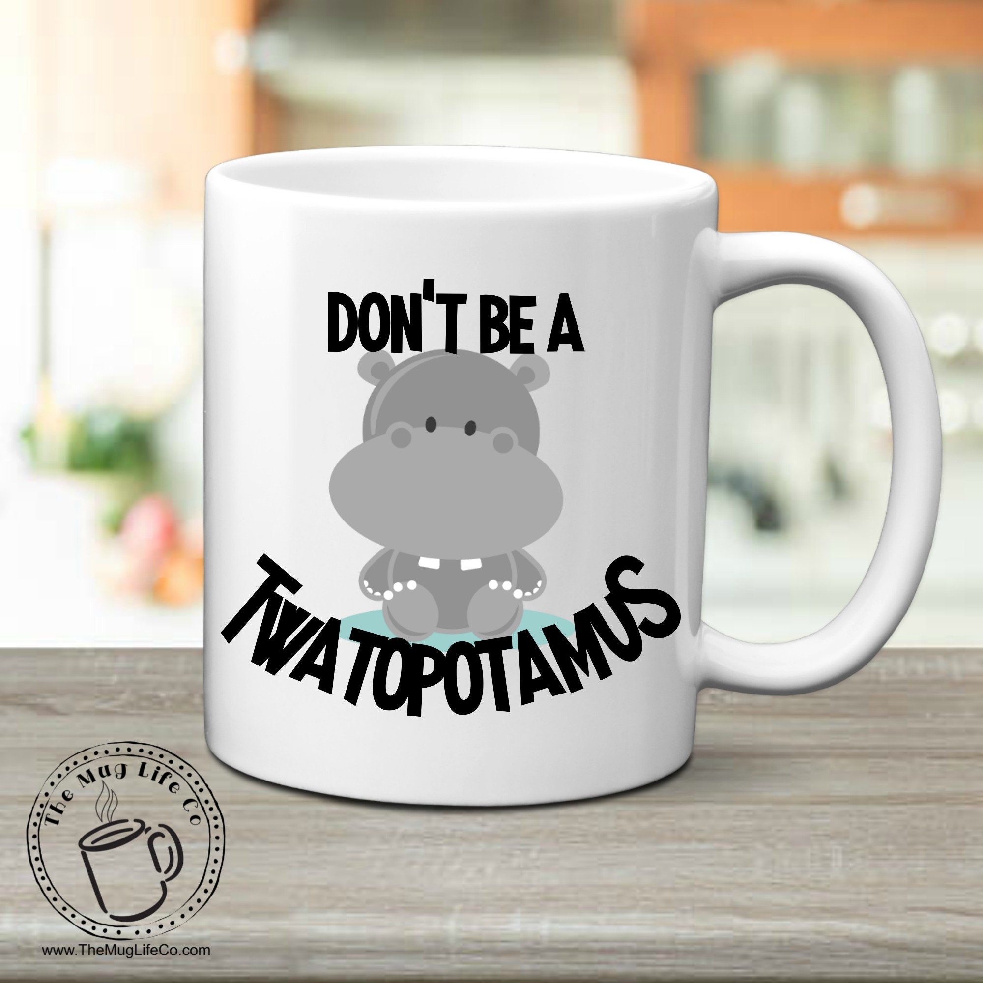 Twatopotamus Mug Twat Gift For Best Friend Birthday Mug For Etsy