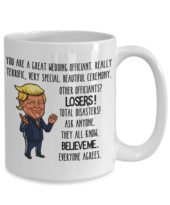 Funny Wedding Officiant Gift Beer Mug //// Personalized