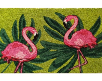 G270 Playful Flamingo doormat