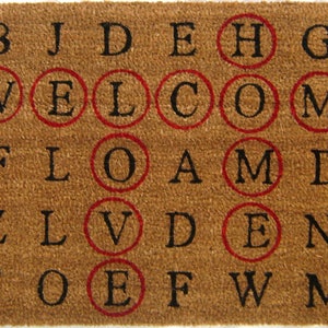 Crossword puzzle coco Mat