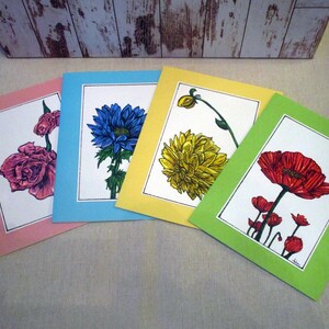 Cartes fleuries lumineuses