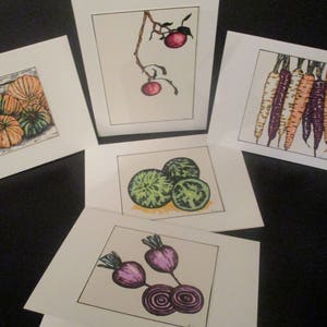 Cartes artistiques végétariennes