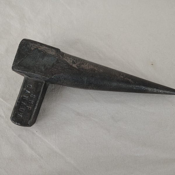 Anvil side bick, Blacksmith bickhorn stake, anvil horn