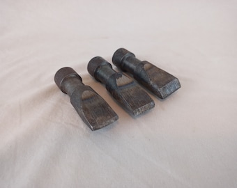 Juego de cincel y herramientas de carnicero para tenazas. Juego de herramientas de herrero. Juego de herramientas de tres piezas.