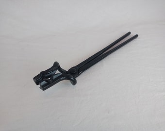 Blacksmith 3/4" Goose neck tongs, offset v bit tongs, bolt tongs