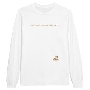 Blank Cale | Classic Unisex Longsleeve T-shirt | White | Option 2