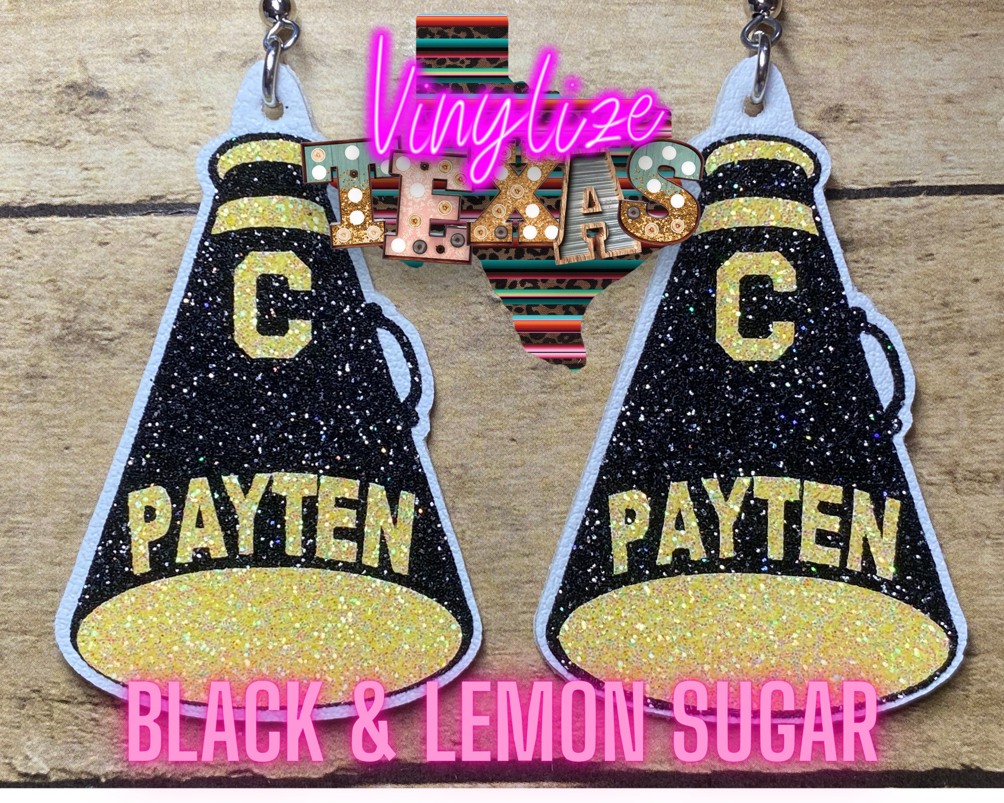 Custom Cheer Earrings Megaphone Earrings