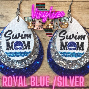 Triple Layer Swim Mom Earrings