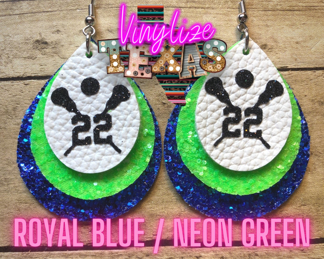 Triple Layer Lacrosse Earrings Etsy