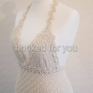 Boho queen wedding dress crochet pattern image 5