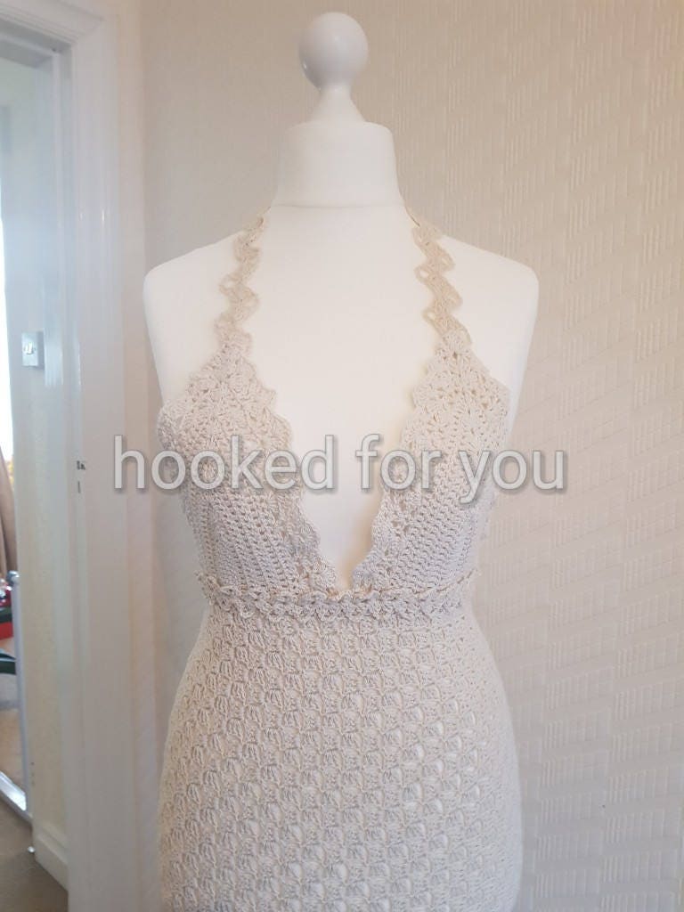 36 Crochet Wedding Dresses for a Handmade Bridal Look 20 Boho queen wedding dress crochet