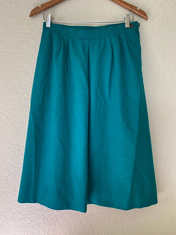 Pendleton Petites Wool Skirt