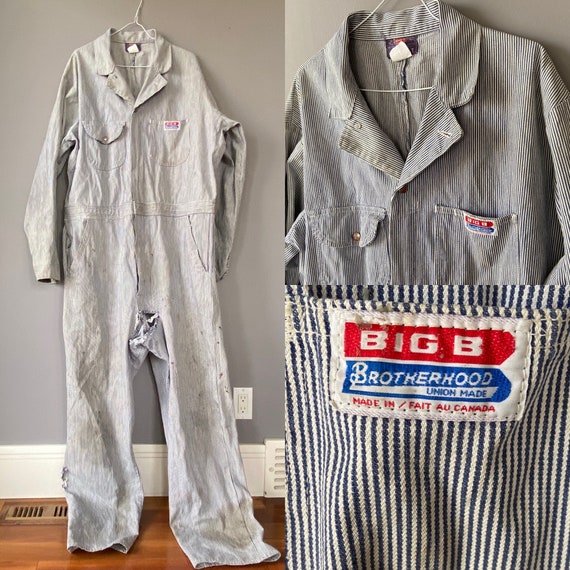 ビンテージ BIG B BROTHERHOOD オーバーオール 50s 60s ビンテージ BIG B BROTHERHOOD オーバーオール 50s 60s