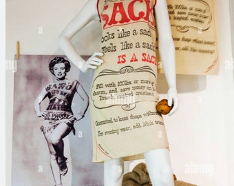 Vintage 1950s/60s Potato Sack Dress