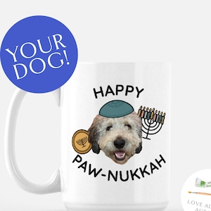 Custom Dog Hanukkah Gift / Custom Pet Hanukkah Gift / Dog White Elephant Gift / Dog Hanukkah Gift