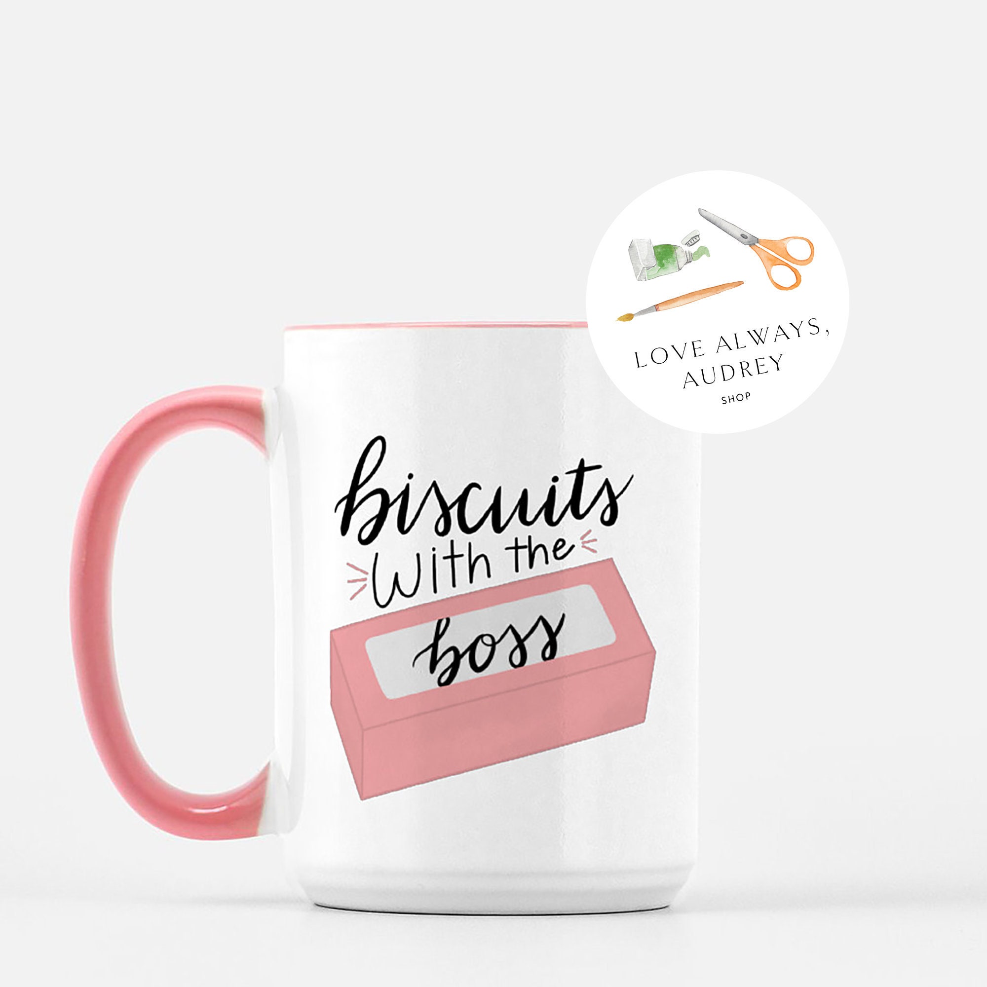 Biscuits With The Boss Ted Lasso Inspired Mug FREE SHIPPING Etsy