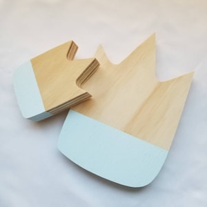 Conjunto de coroa autônoma para decoração de parede de madeira, decoração de prateleira, decoração de berçário, berçário de coroa, decoração de flores,