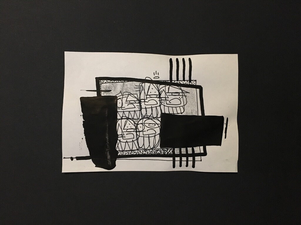 Dessin - Série Blacky 10 X 15 cm