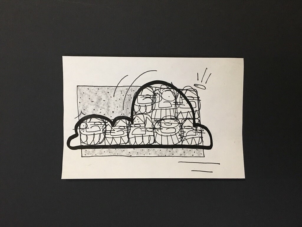 Dessin - Série Blacky 10 X 15 cm