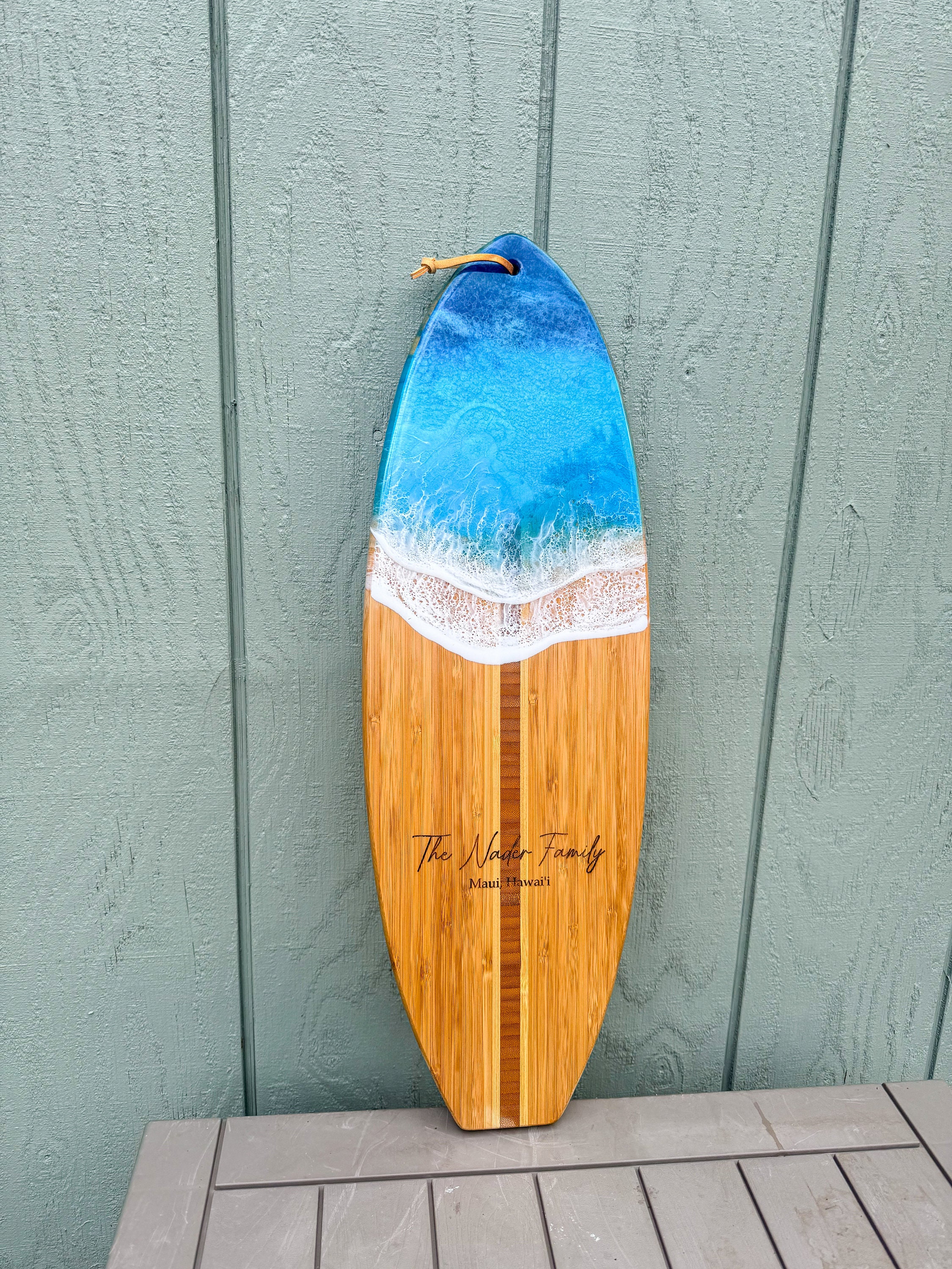 Surfboard Wall Art | Beach Wall Art | Maui Inspired Surf Art