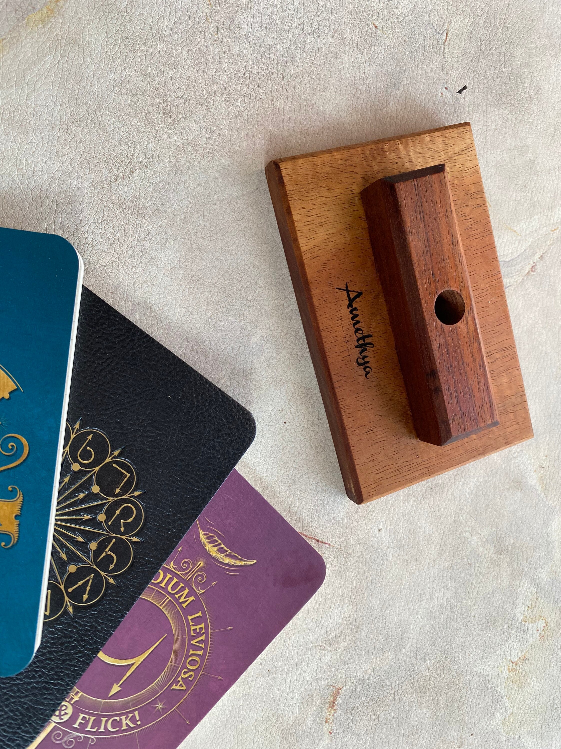 Wand stand custom made with Engraving Personalized magic Etsy