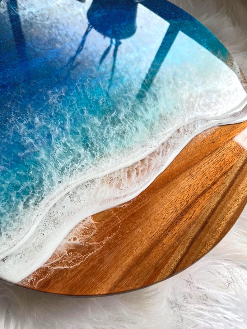 Ocean Gift Idea - Resin Ocean Lazy Susan Turntable, Resin Ocean ...