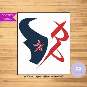 Houston Strong Throw Graphghan, Astros, Texans, Rockets, Blanket, United, Fan, Support, Chart, Graph, Crochet, Pattern, NFL, MLB, NBA