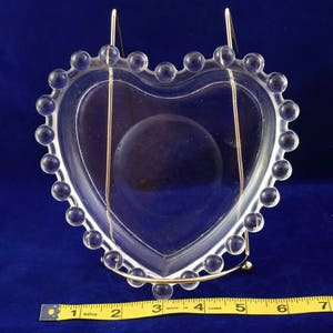 Candlewick Imperial Glassware 6 1/2 Inch Heart Bowl