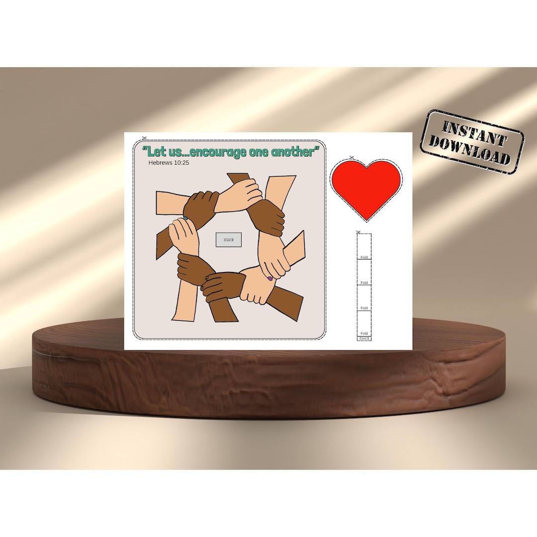 Bible Crafts for Kids - Let Us Encourage One Another | Interactive ...