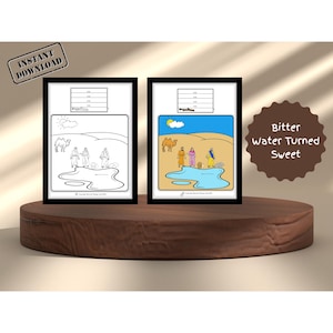 Moses and the Bitter Water at Marah - Bible Craft