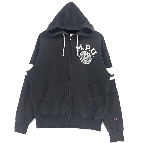 champion hoodie large logo