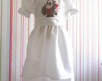 Christening Gown "Flower Basket"