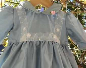 Silk christening dress/festive dress