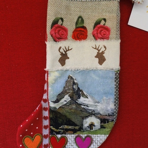 Nikolausstiefel &quot; Alpenpanorama &quot;