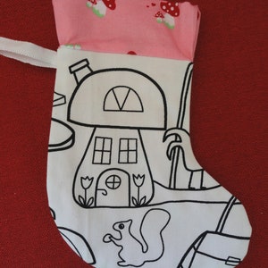 Nikolausstiefel  mit Hund und Eichhörnchen