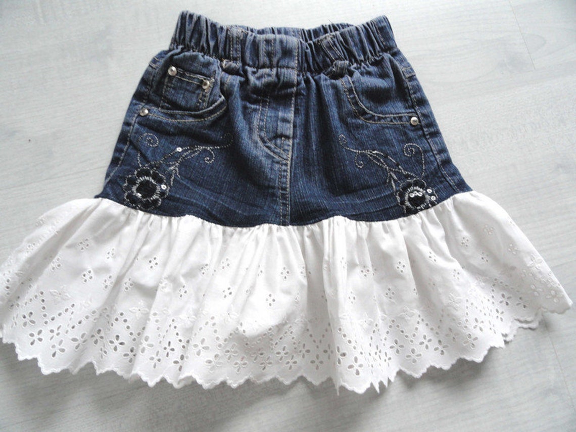 Jeans Skirts - Etsy