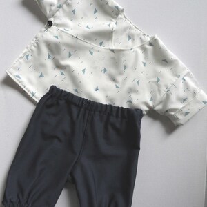 two-piece christening suit