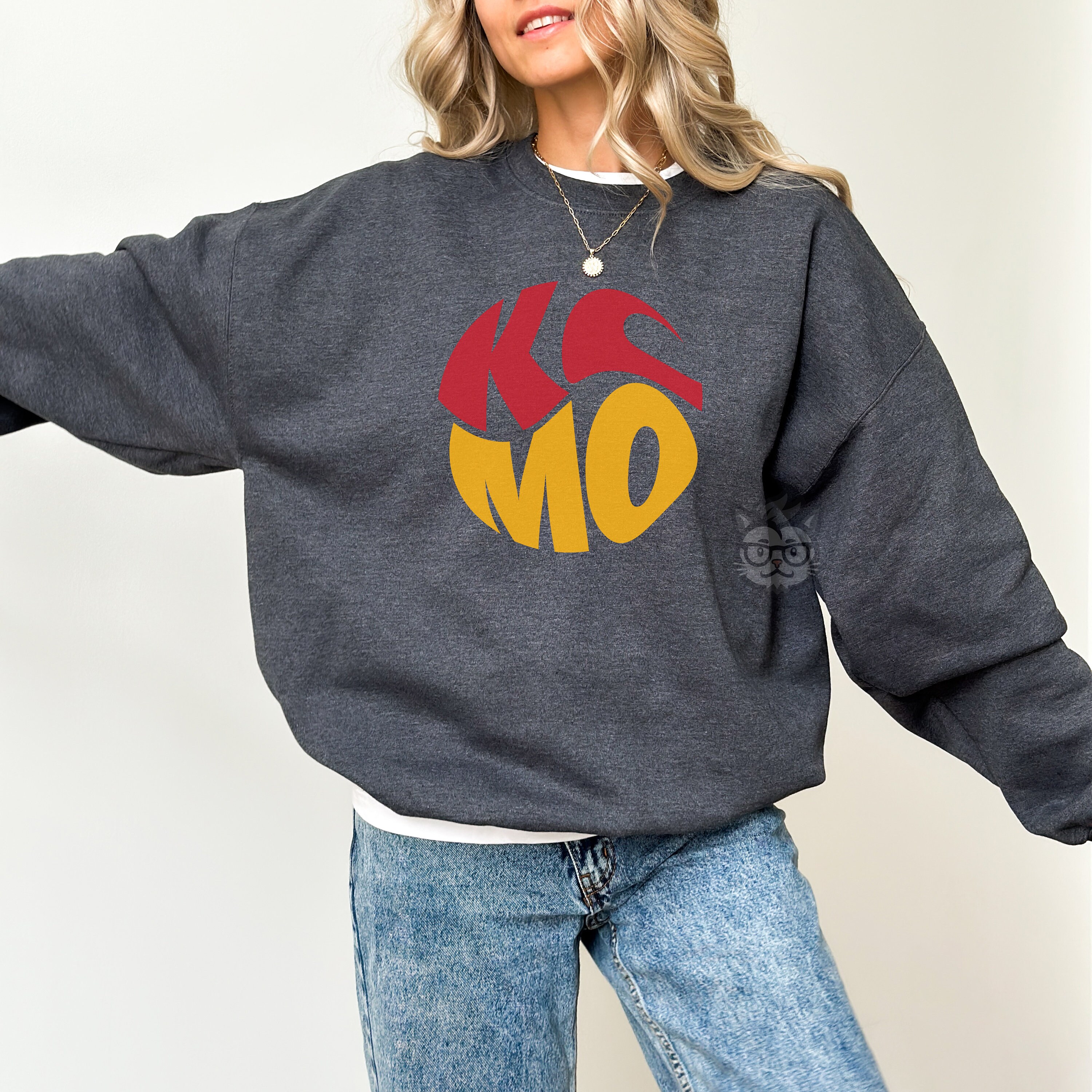 KCMO Sweatshirt, Kansas City Football Crewneck, Chiefs Sweatshirt, Fall Game Day Shirt, Gift for 