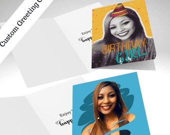Custom 5x7 Greeting Card – Personalized Message & Matching Theme!