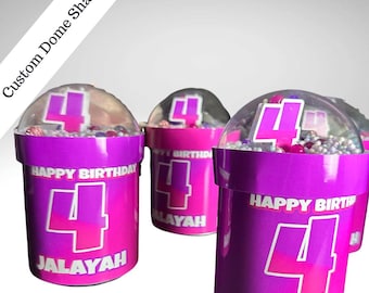 Custom Pringle Snack Favor | Dome Shaker, Party Birthday Treat