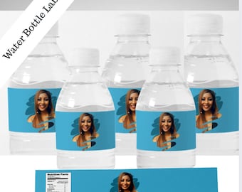 Water Bottle Labels - 8 oz & 16.9 FL oz
