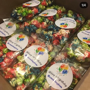 Popcorn Favors ~ Gourmet Popcorn ~ 12 pk ~