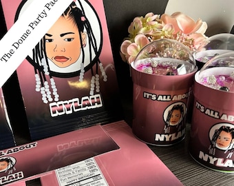 Custom Dome Party Package | Personalized Favor Bundle