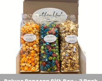 Deluxe Popcorn Gift Box - Medium Size, 3-Perfect for Birthdays or Corporate Gifts
