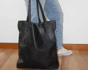 Large handbag, hobo, Roomy bag, to school, weekender bag, handmade, women bag, everyday bag, stylish bag, natural leather, Shoulder bag,