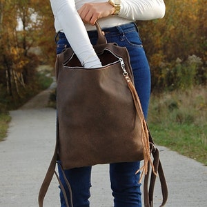 Sac à dos en cuir, sac Weekender, sac à provisions, sac de voyage, sac d'école, sac à dos, sac de tous les jours, sac à provisions, sac moderne, sac à dos pour le travail