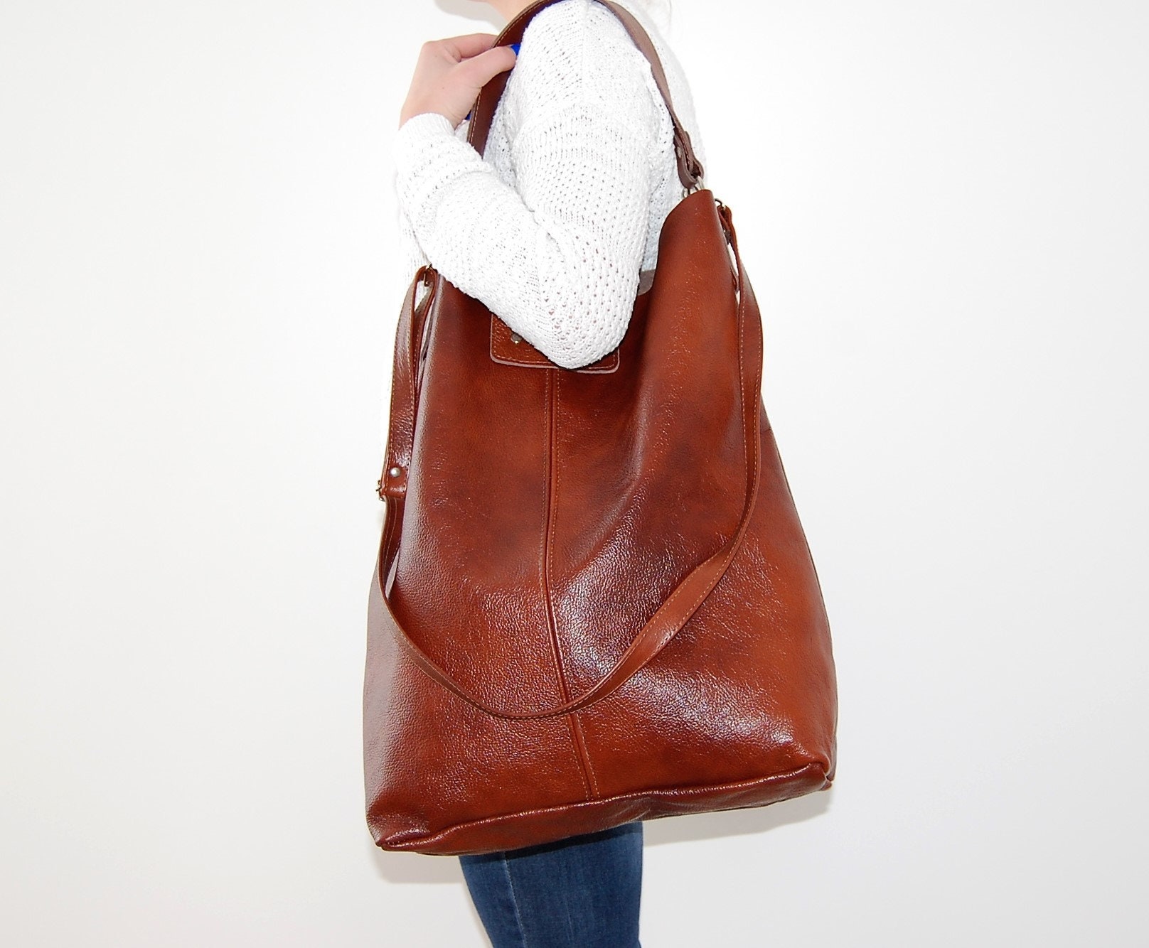 Bag Women Bag Large Bag Bag With Natural Leather Weekender - Etsy