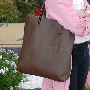 Bag Leather Shopper Bag 100% Natural Leather