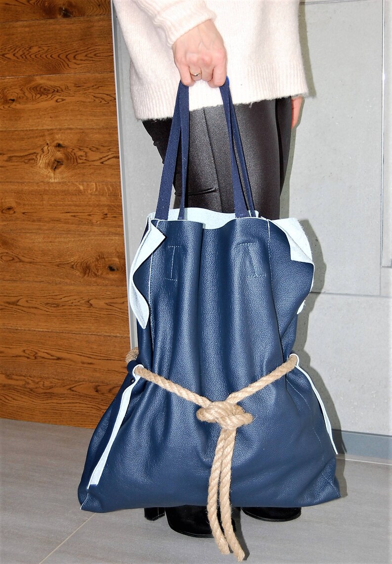 savanna genuine leather tote