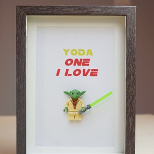 Star War Valentine, Yoda gift, Valentines day gift for him, Funny Valentines gift for her, Christmas gift, Anniversary gifts for boyfriend image 1